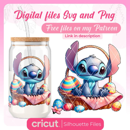 stitch easter png, easter egg png, stitch png, easter png, png for cricut, dtf , cameo, etc