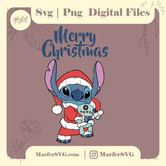 Stitch Christmas SVG, png , jpg, Lilo and Stitch svg, lindo , stitch wraps, wrap cup svg , Disney