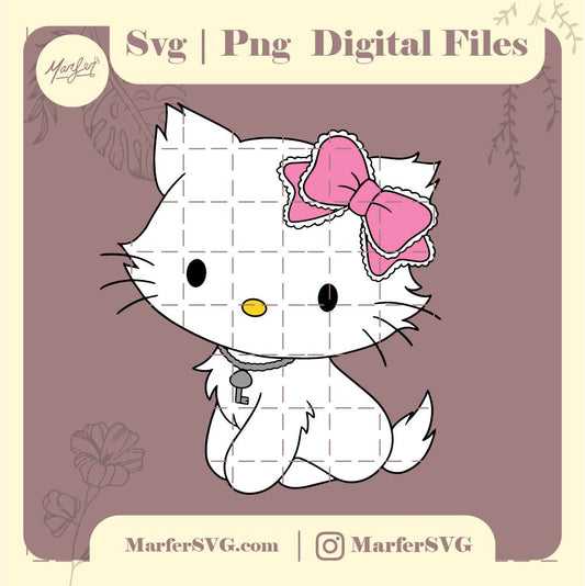 Hello kitty Cat svg, jpg, png, Cat hello kitty png, Cat svg, png