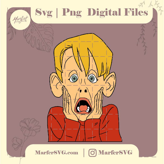 Home Alone svg, Mi pobre angelito svg, png and jpg