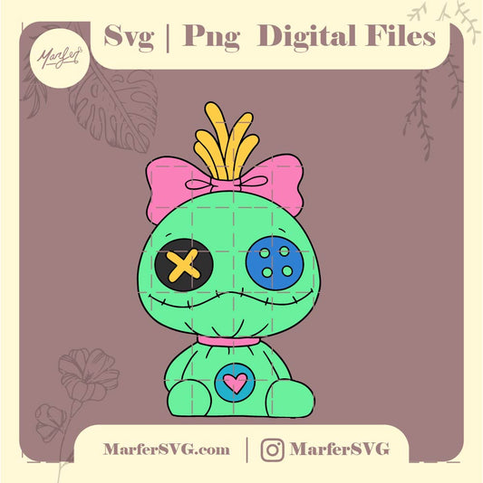 Stitch svg, stitch plush svg,  Bad Bunny svg, Png & Jpg Digital Download, stitch plush PNG